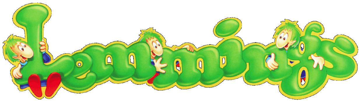 Lemmings logo for Super Nintendo